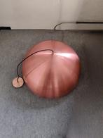 Koperen halve bol lamp, Ophalen, Zo goed als nieuw, 50 tot 75 cm