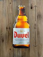 Reclamebord Duvel bierglas 33x57cm aluminium, Verzamelen, Ophalen of Verzenden, Nieuw, Reclamebord, Plaat of Schild, Duvel