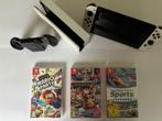 Nintendo Switch Oled + Games, Spelcomputers en Games, Spelcomputers | Nintendo Switch, Switch OLED, Met games, Ophalen of Verzenden