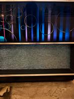 Jukebox rock ola vintage blauw kroeg jukebox, Verzamelen, Automaten | Jukeboxen, Met singles, Gebruikt, Rock Ola, Ophalen of Verzenden