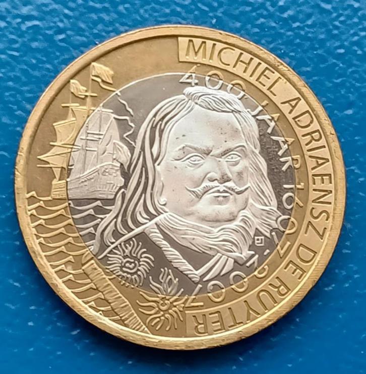 Vlissingen 1 Ruyter 2007 - 400e verjaardag Michiel de Ruyter, Postzegels en Munten, Penningen en Medailles, Overige materialen