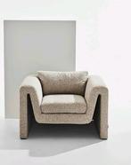 Pastill Mika fauteuil bouclé, Ophalen, Nieuw, Hout