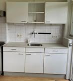 Keuken ideaal voor garage en of bijkeuken, Ophalen, Gebruikt, Wit, Graniet of Steen