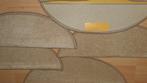 Trapmatten beige 5x, Ophalen of Verzenden, Nieuw, Beige, Rond