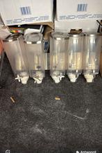 5x container dispenser €120, Ophalen of Verzenden, Zo goed als nieuw