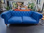 Beautiful Handmade Sofa / Bank in Navy Blue, Ophalen, Gebruikt, Driepersoons, 75 tot 100 cm
