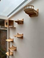 Set kattenplateaus voor wand – 5-delige kattenklimwand, Dieren en Toebehoren, Ophalen, Zo goed als nieuw