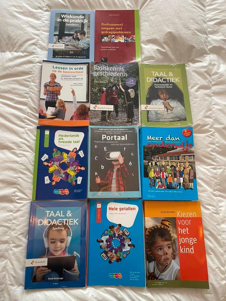 11 boeken voor de PABO, Boeken, Partijen en Verzamelingen, Zo goed als nieuw, School, Studie en Wetenschap, Ophalen of Verzenden