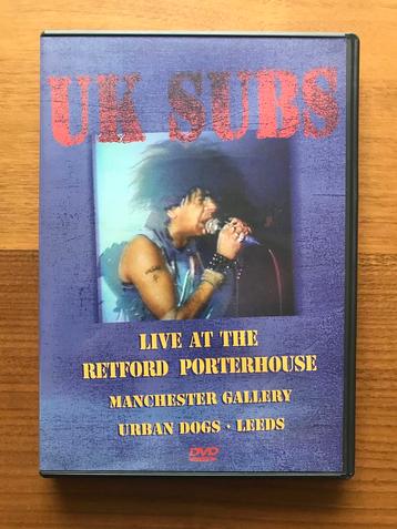UK Subs Live at Retford Porterhouse e.o. (DVD 1983)  beschikbaar voor biedingen
