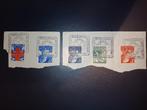 serie Rode Kruis Zegels NVPH 203-207 afwijkende stempel, Postzegels en Munten, Postzegels | Nederland, Ophalen of Verzenden, T/m 1940