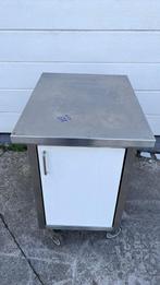 RVS werk-/opbergkast op wielen – D80 x B60 x H90 cm, Huis en Inrichting, Kasten | Ladekasten, Ophalen, Gebruikt, 75 cm of meer