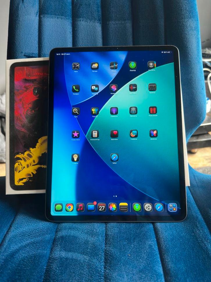 iPad Pro 12.9 (A1876) 256GB WiFi - Topstaat!, Computers en Software, Apple iPads, Zo goed als nieuw, Apple iPad Pro, Wi-Fi, 12 inch