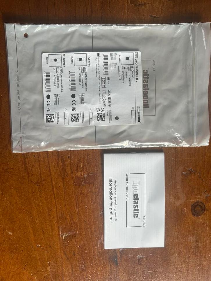 Nieuw in verpakking: Compressiebroek Lipoelastic maat l, Kleding | Dames, Ondergoed en Lingerie, Overige typen, Zwart, Ophalen of Verzenden