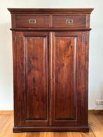 Teakhouten (televisie)kast, Ophalen, 100 tot 150 cm, Koloniaal, Teakhout
