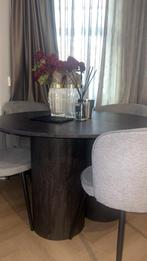 Ronde eettafel, Huis en Inrichting, Tafels | Eettafels, Ophalen, Gebruikt, Rond, Vijf personen of meer
