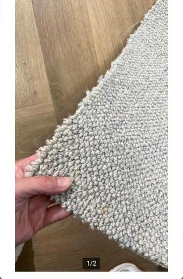 Nieuw wollen tapijt 230x290 cm grijs/beige gemêleerd  beschikbaar voor biedingen
