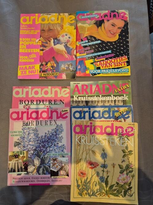 Diverse Ariadne borduurtijdschriften, Hobby en Vrije tijd, Borduren en Borduurmachines, Zo goed als nieuw, Overige typen, Handborduren