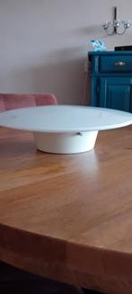 Strakke plafondlamp wit., Ophalen, Gebruikt, Glas, Modern