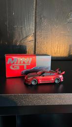 Mini GT Nissan R35 Gtr Lava red, Ophalen of Verzenden, Zo goed als nieuw, Auto