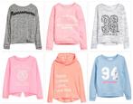6 H&M meisjes sweaters trui roos blauw grijs oranje 158-164, Nieuw, Meisje, Trui of Vest, Ophalen of Verzenden