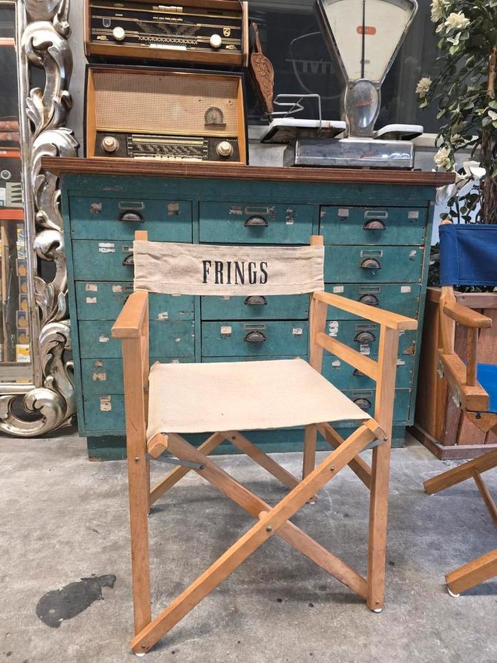 Gave Haribo en Frings vintage regiseurstoel, Verzamelen, Overige Verzamelen, Gebruikt, Ophalen of Verzenden