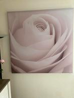 Akoestisch Doek/Schilderij - 150x150cm - roos, Huis en Inrichting, 125 cm of meer, Ophalen of Verzenden, 75 cm of meer, Print