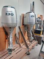 Bootproject 10x3m + 3x honda xl langstraat 130pk buitenboor, Watersport en Boten, Gebruikt, Elektrische start, Ophalen of Verzenden