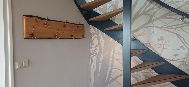 Kapstok 'Boomstam', Huis en Inrichting, Woonaccessoires | Kapstokken, Nieuw, Wandkapstok, Minder dan 100 cm, Hout, Ophalen