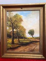 Landschapsschilderij L. Hartman, Antiek en Kunst, Ophalen