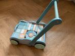 Blokkenkar Little Dutch, Kinderen en Baby's, Speelgoed | Houten speelgoed, Ophalen, Gebruikt, Rij- of Hobbelspeelgoed