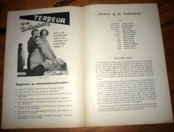 uit de bioscoopfilm promo flyer "terreur op de trollenberg"- beschikbaar voor biedingen