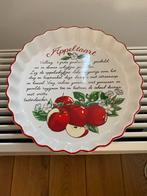 Appeltaartvorm met recept, Ophalen, Zo goed als nieuw