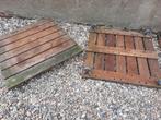 Tegels met wieltjes 50x50, Ophalen, Gebruikt, Hout