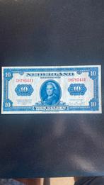 Biljet 10 gulden Wilhelmina, Ophalen of Verzenden, 10 gulden, Los biljet