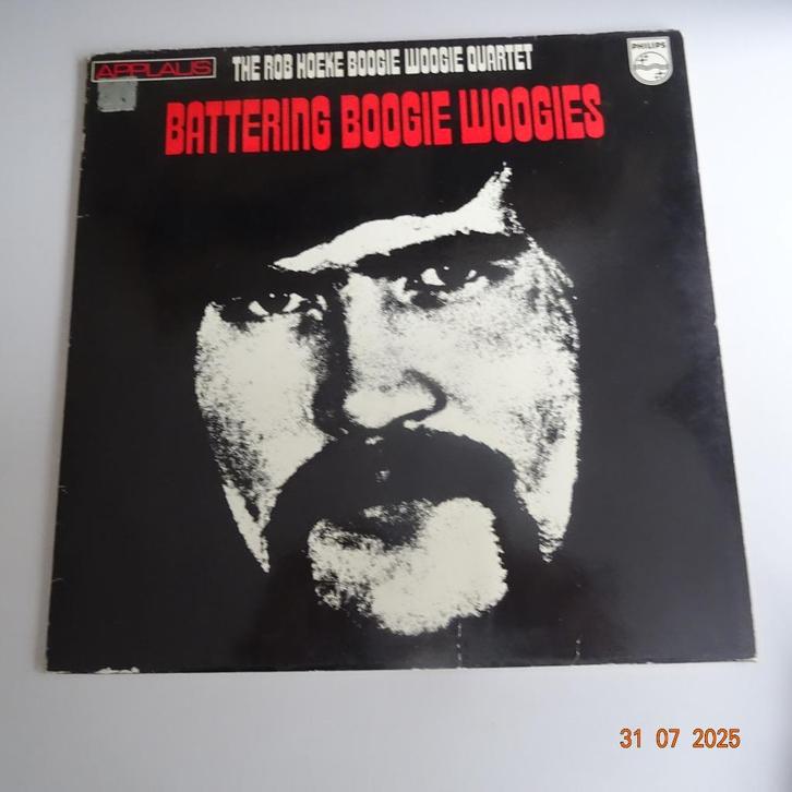 The Rob Hoeke Boogie Woogie Quartet - Battering Boogie Woogi, Cd's en Dvd's, Vinyl | Pop, Gebruikt, 1960 tot 1980, 12 inch, Ophalen of Verzenden