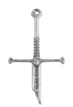 Metalen broche, pins-"Narsil"Gebroken zwaard van Aragorn, Verzenden, Nieuw, Speldje of Pin