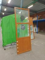 Kunststof Vast kozijn  b98,5 x h270 cm Bruin -2051-, Doe-het-zelf en Verbouw, Kozijnen en Schuifpuien, Kunststof, Raamkozijn, Niet ingevuld