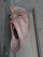 Oud houten schreeuw masker emotie masker, Ophalen of Verzenden