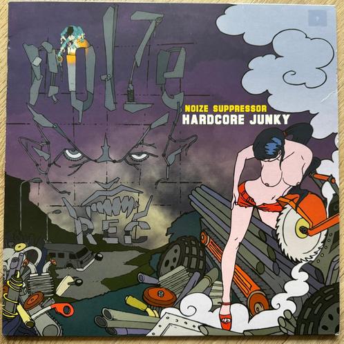 Noize Suppressor ‎– Hardcore Junky (NR 002) 12" vinyl, Cd's en Dvd's, Vinyl | Dance en House, Zo goed als nieuw, Overige genres