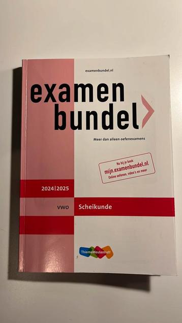 Examenbundel scheikunde vwo beschikbaar voor biedingen
