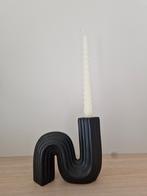 Zwarte Kaarsenstandaard., Huis en Inrichting, Woonaccessoires | Kandelaars en Kaarsen, Ophalen, Zwart, Nieuw, Metaal