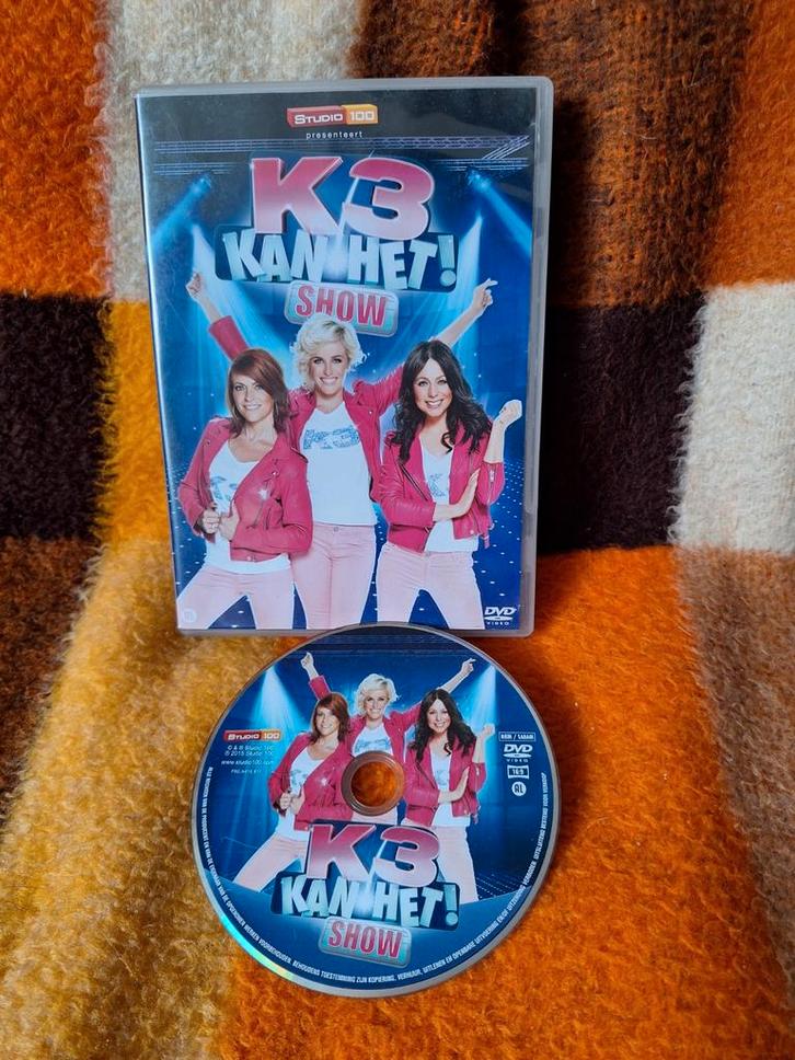 K3 Kan Het! Show DVD Karen Kristel Josje, Cd's en Dvd's, Dvd's | Kinderen en Jeugd, Zo goed als nieuw, Film, Alle leeftijden, Ophalen of Verzenden