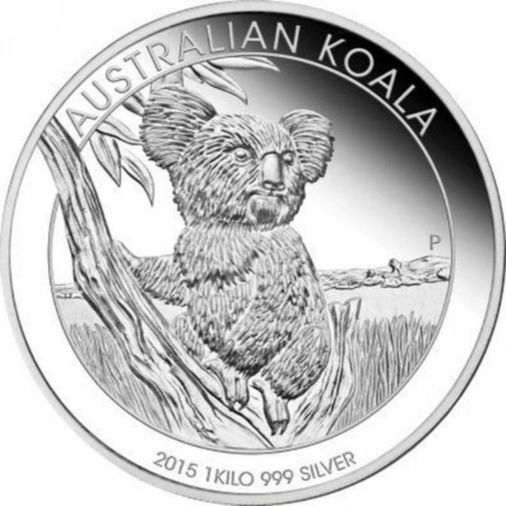 Australische Koala 30 Dollars Elizabeth II  1 KG Zilver/2015, Postzegels en Munten, Munten en Bankbiljetten | Verzamelingen, Munten