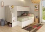 Easy 3-persoons familie stapelbed - Wit/cascina
