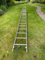 aluminium ladder, Doe-het-zelf en Verbouw, Ladders en Trappen, Ophalen, Gebruikt, Ladder, Opvouwbaar of Inschuifbaar