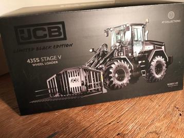 Te koop AT JCB 435S Black Stage V shovel met grasvork. beschikbaar voor biedingen