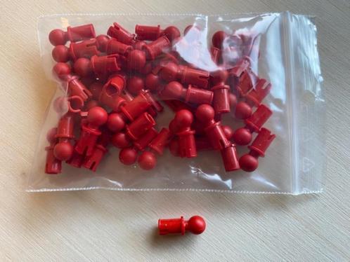 Lego techniek pin with tow ball 6628a rood (50 stuks) nieuw, Kinderen en Baby's, Speelgoed | Duplo en Lego, Nieuw, Lego, Losse stenen