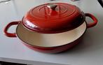 Serveerpan 30cm, Huis en Inrichting, Keuken | Potten en Pannen, Ophalen, Zo goed als nieuw, Koekenpan of Braadpan, Gietijzer