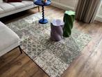 Vloerkleed vintage patchwork groen, Huis en Inrichting, Stoffering | Tapijten en Kleden, Ophalen, 200 cm of meer, Zo goed als nieuw