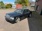 Mercedes 190e 2.5 16v bj 1991, Auto's, Mercedes-Benz, Achterwielaandrijving, 194 pk, 4 cilinders, Zwart